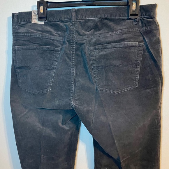 NWT Express dark gray corduroy flare pants 31 - Picture 8 of 13